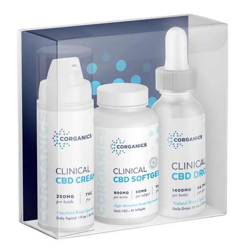 Corganics Clinical CBD 3 - Product Kit