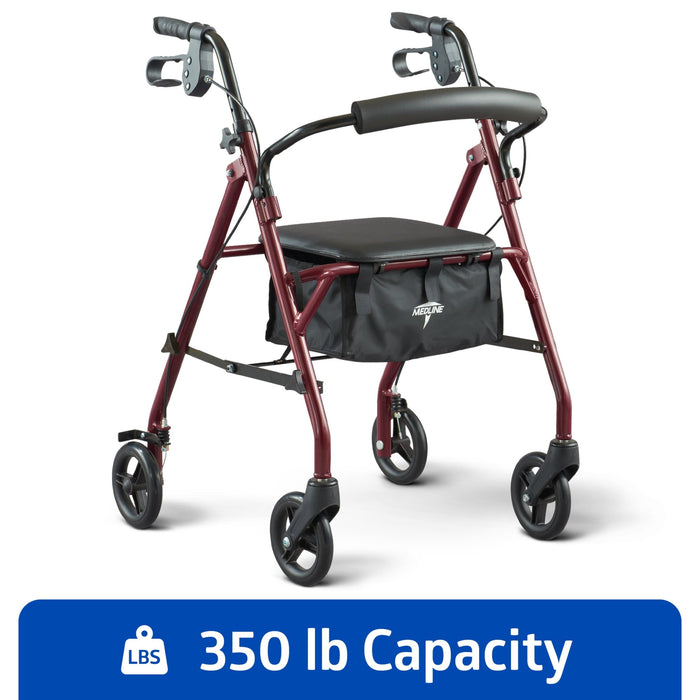 Medline Basic Steel Rollator